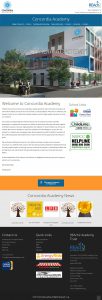 Concordia Academy website design multimedia Stoke on Trent Staffordshire